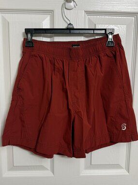 Red Standard Cloth Men's Shorts | Size S